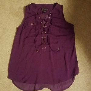 Inc sleeveless blouse